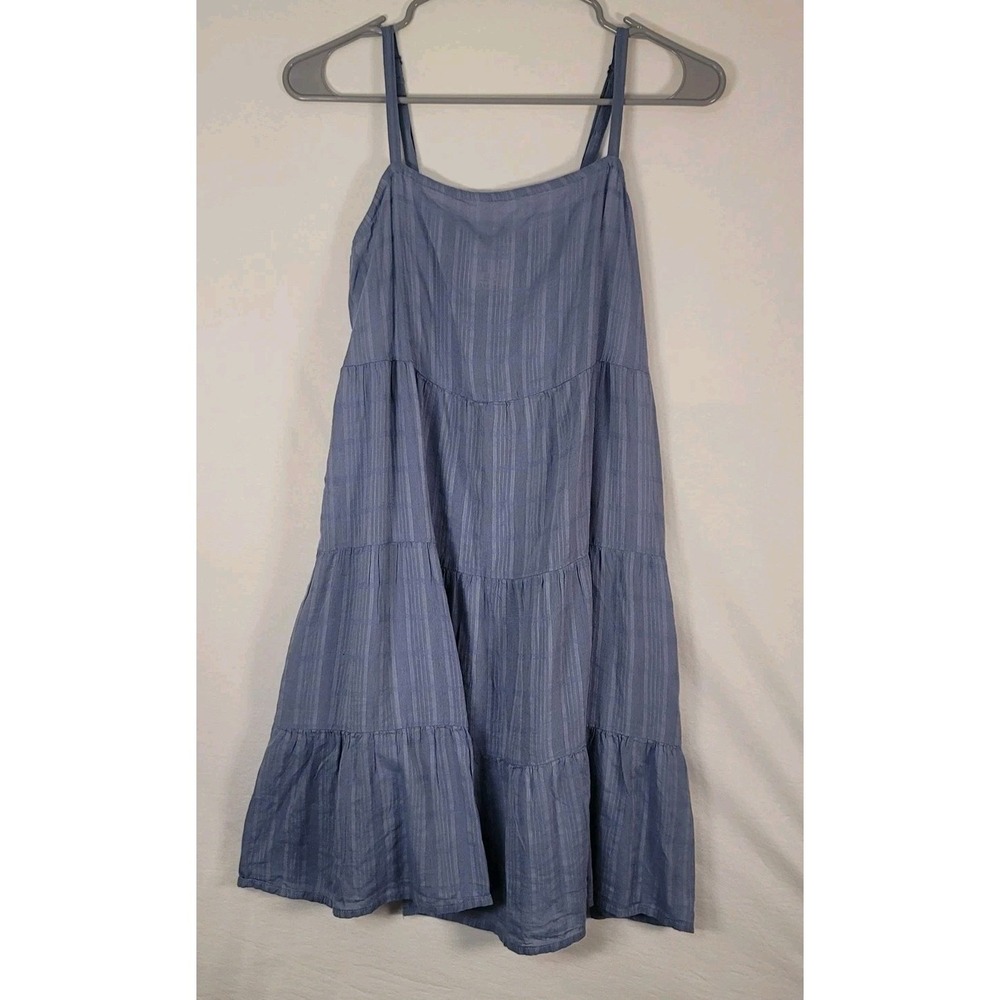 Old Navy Dress Womens Small Tiered Beach‎ Sleeveless Strappy Pockets Boho Summer